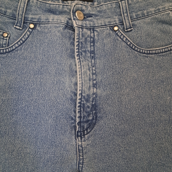 High Rise Light Blue Women's Jeans - Picture 2 of 4